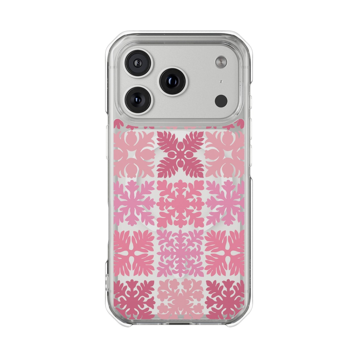 Clear Pink Hawaiian Quilt MagSafe