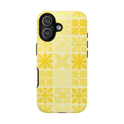 Yellow Hawaiian Quilt Standard