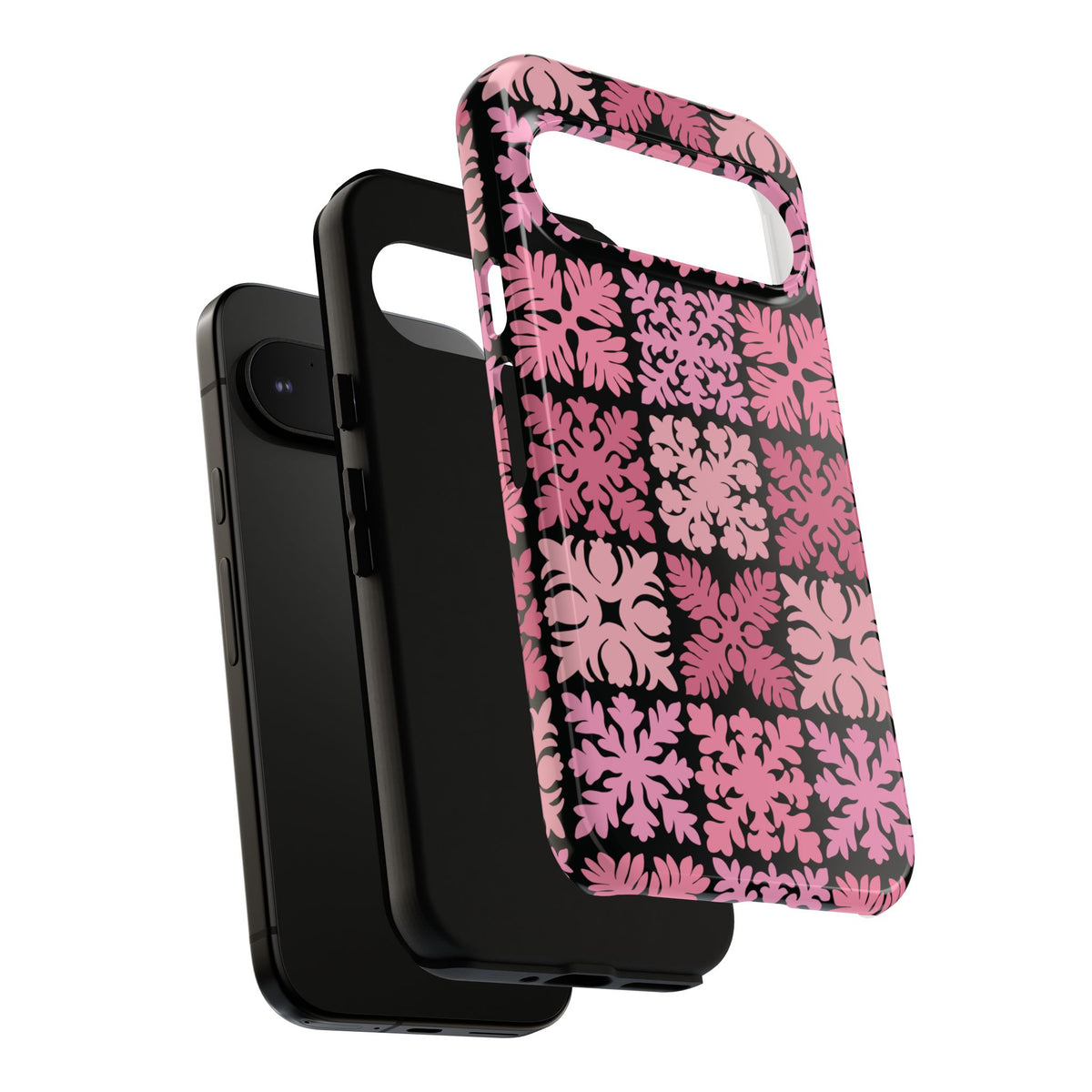 Black Hawaiian Quilt Standard - Google Pixel