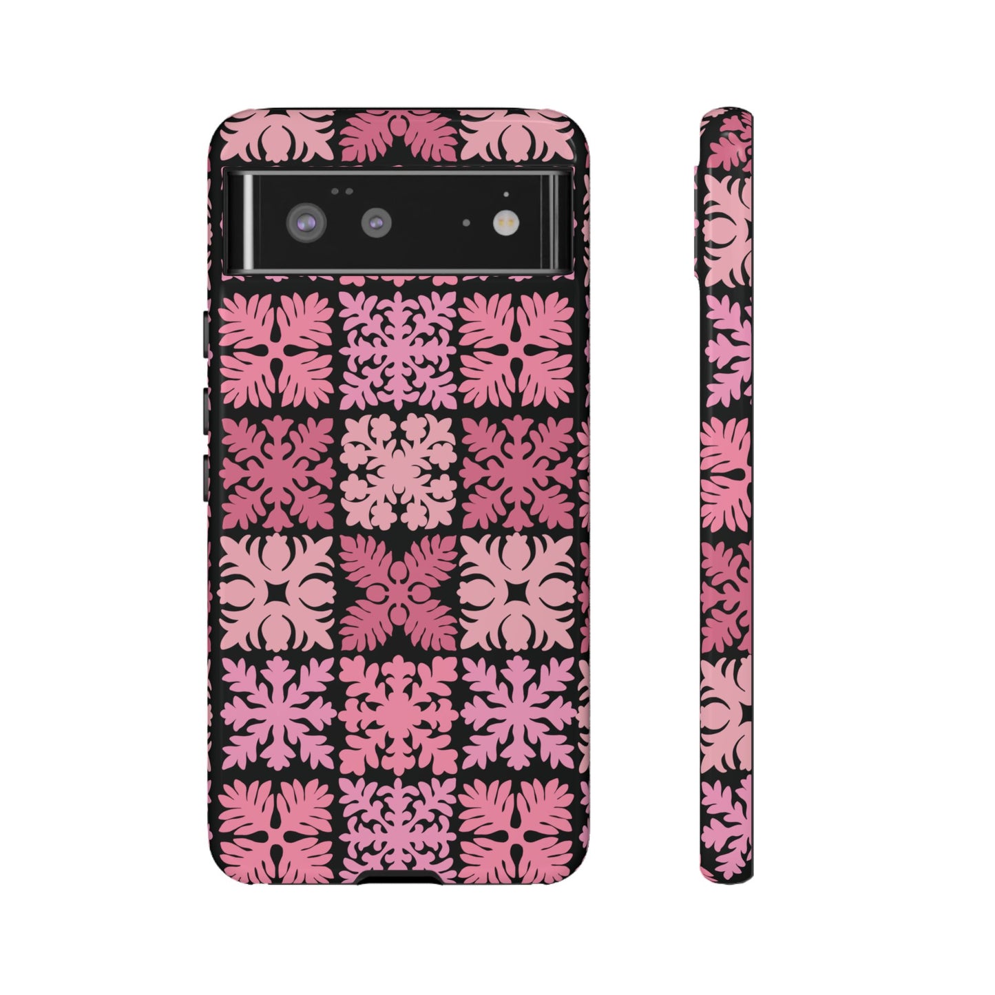 Black Hawaiian Quilt Standard - Google Pixel