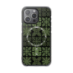 Clear Green Hawaiian Quilt MagSafe