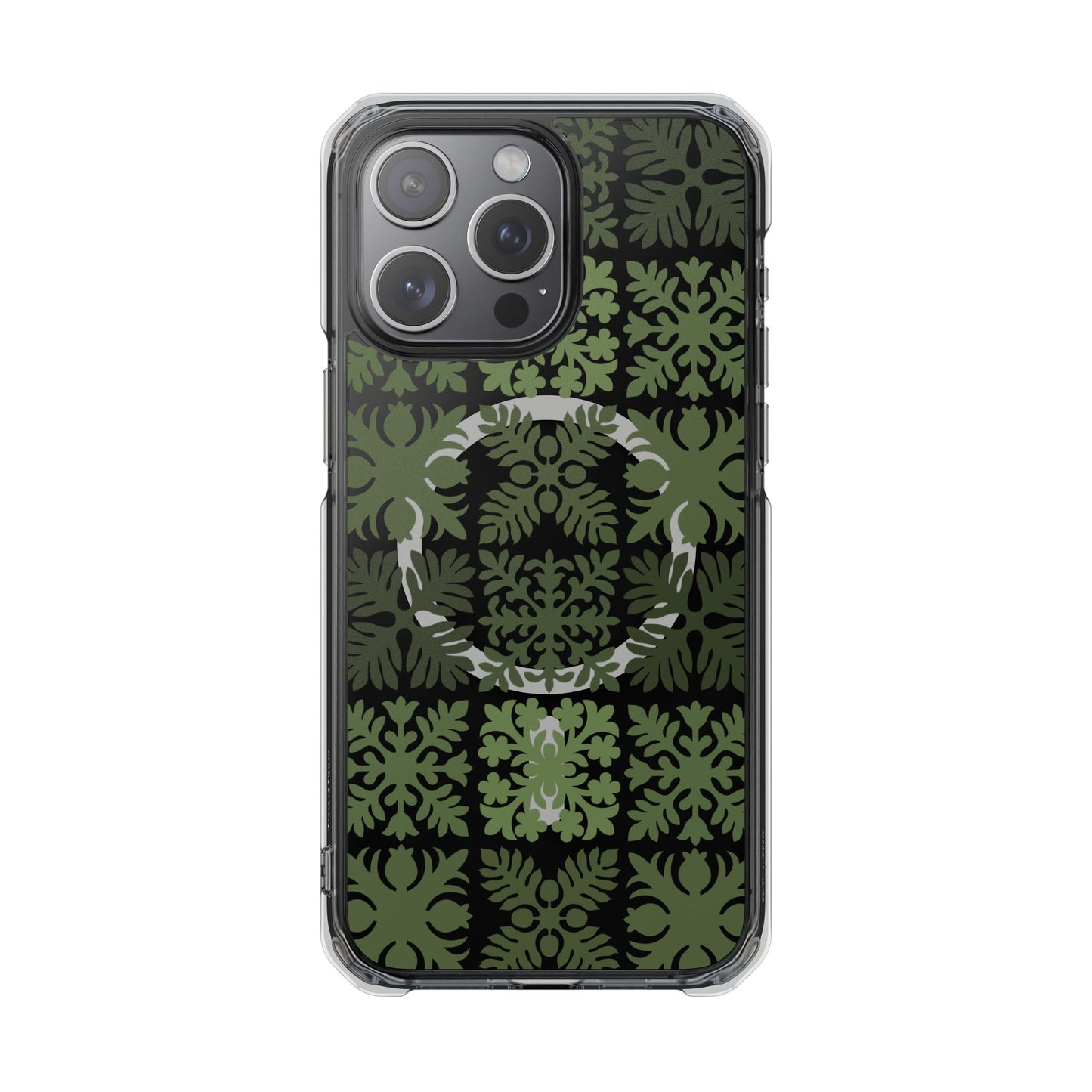 Clear Green Hawaiian Quilt MagSafe