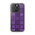 Clear Purple Hawaiian Quilt Standard