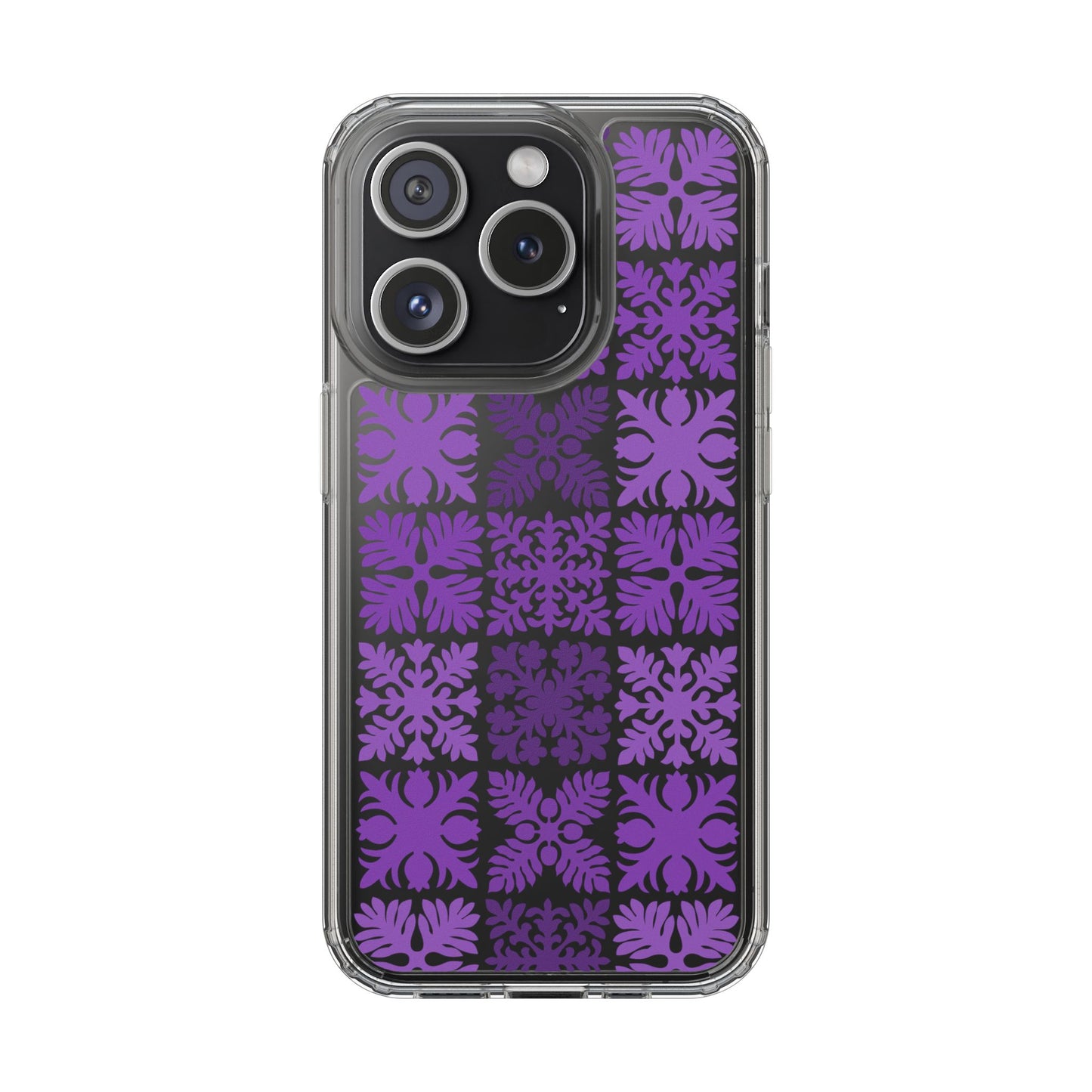 Clear Purple Hawaiian Quilt Standard