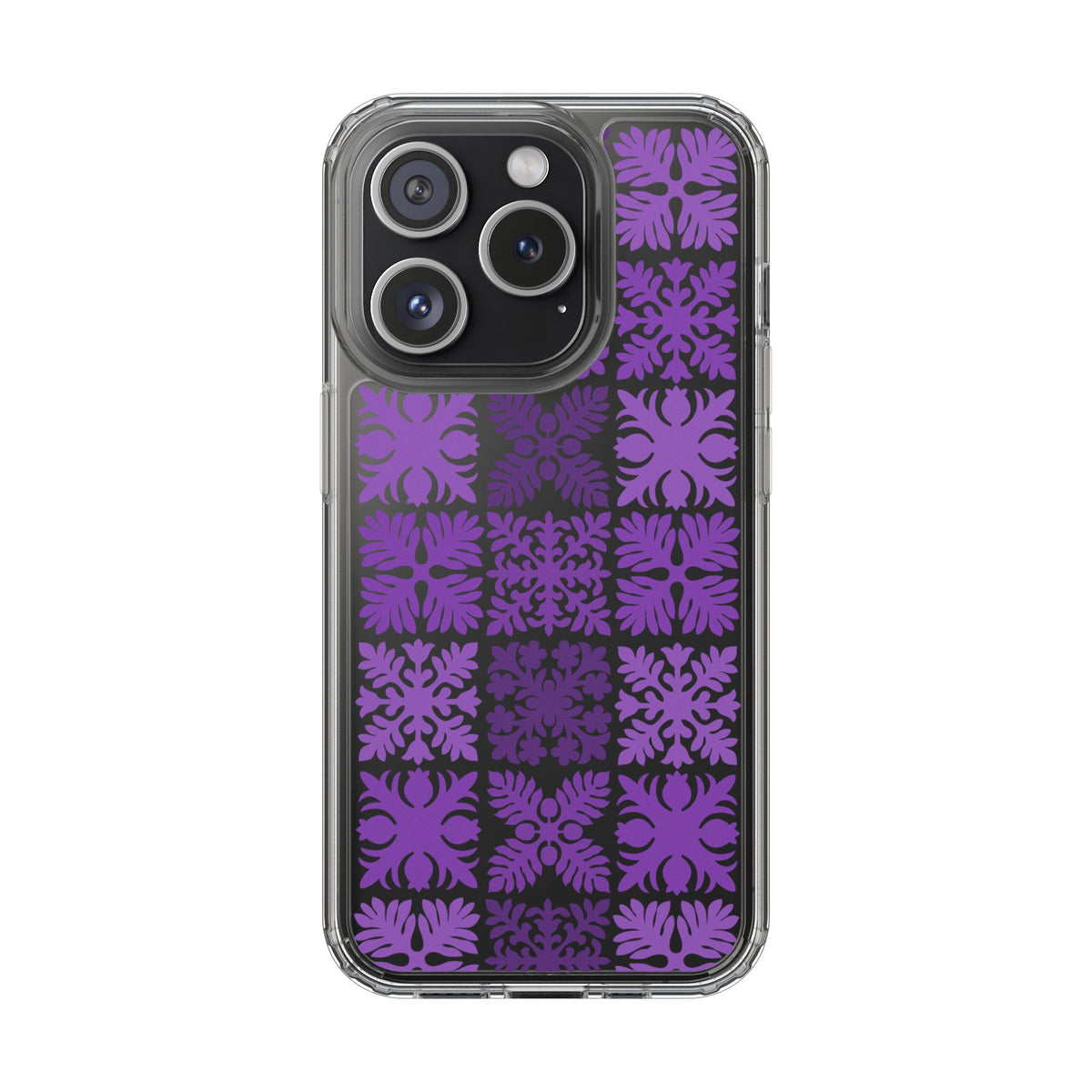 Clear Purple Hawaiian Quilt Standard