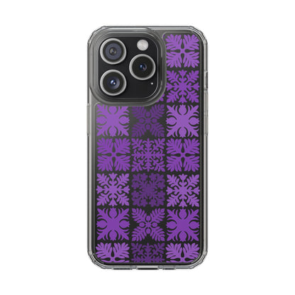 Clear Purple Hawaiian Quilt Standard
