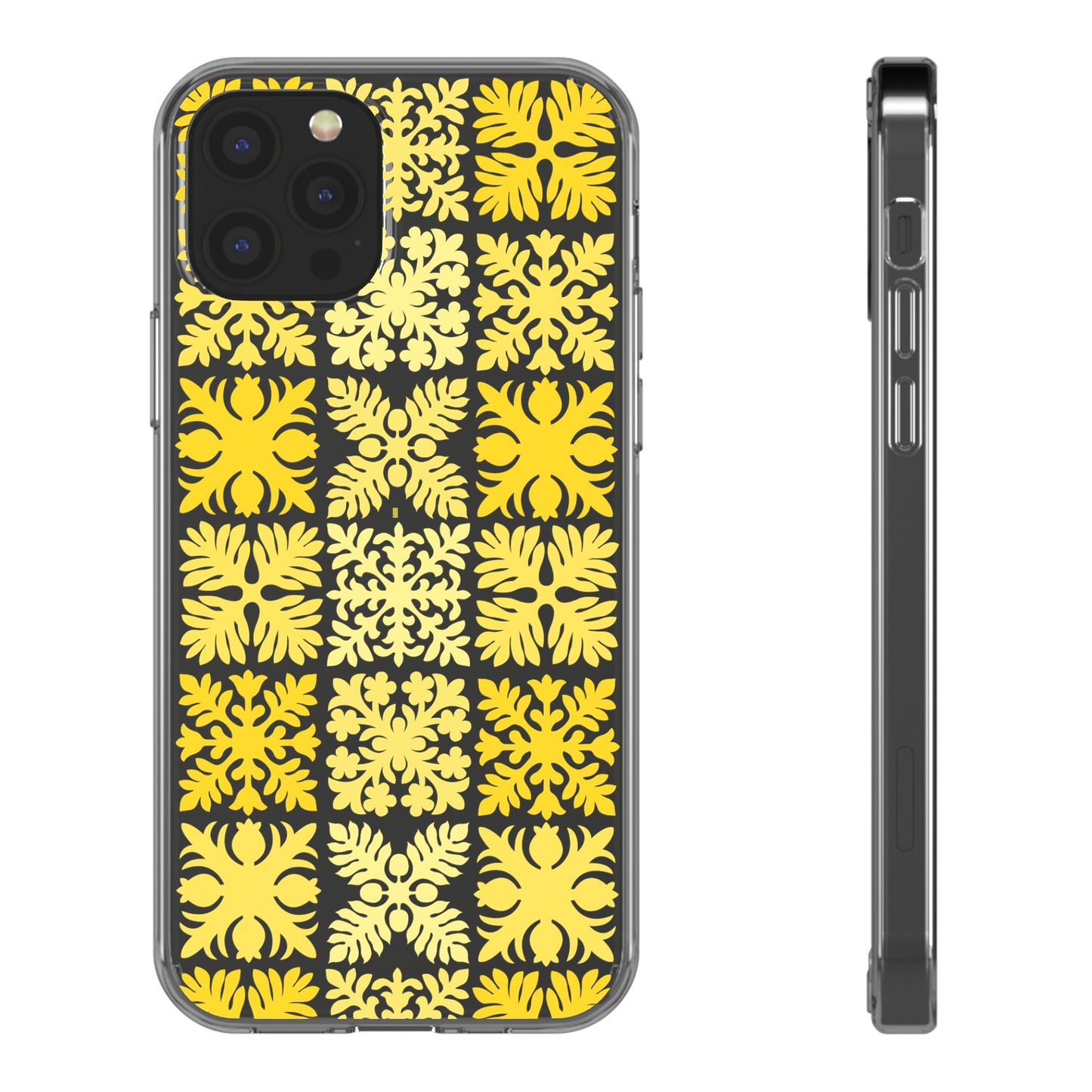 Clear Yellow Hawaiian Quilt Standard