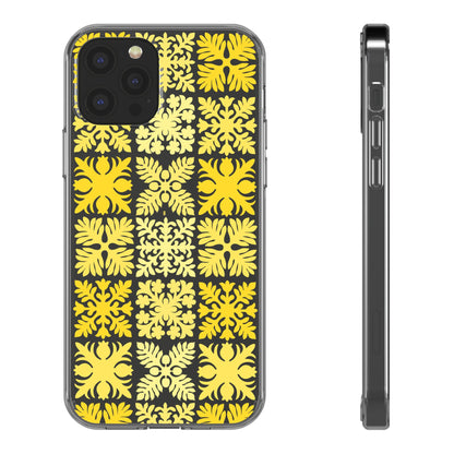 Clear Yellow Hawaiian Quilt Standard