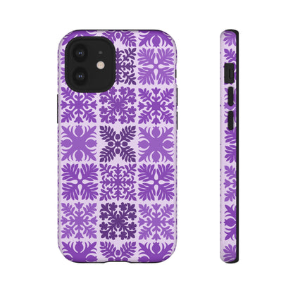 Light Purple Hawaiian Quilt Standard