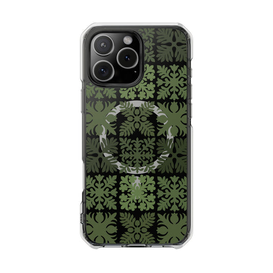 Clear Green Hawaiian Quilt MagSafe