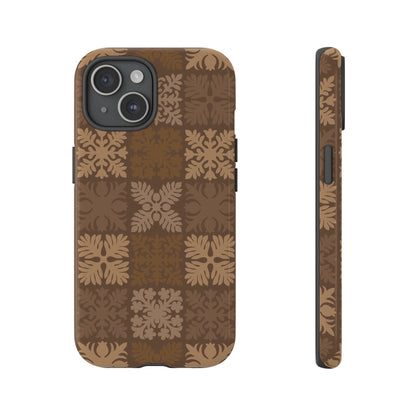 Brown Hawaiian Quilt Standard