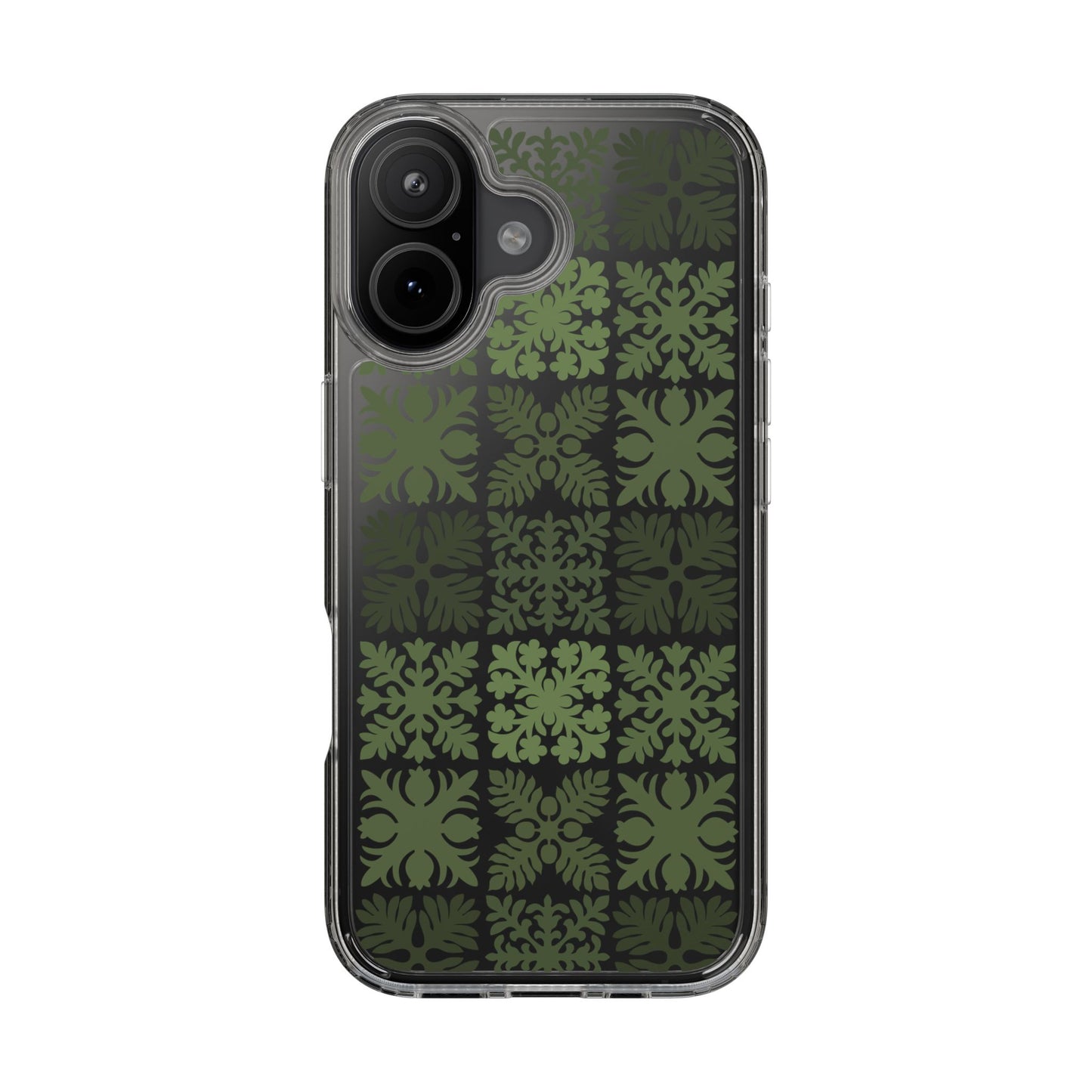 Clear Green Hawaiian Quilt Standard