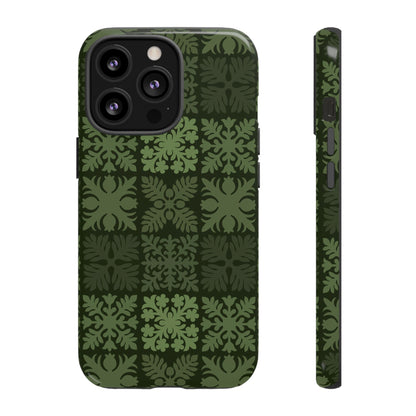 Green Hawaiian Quilt Standard