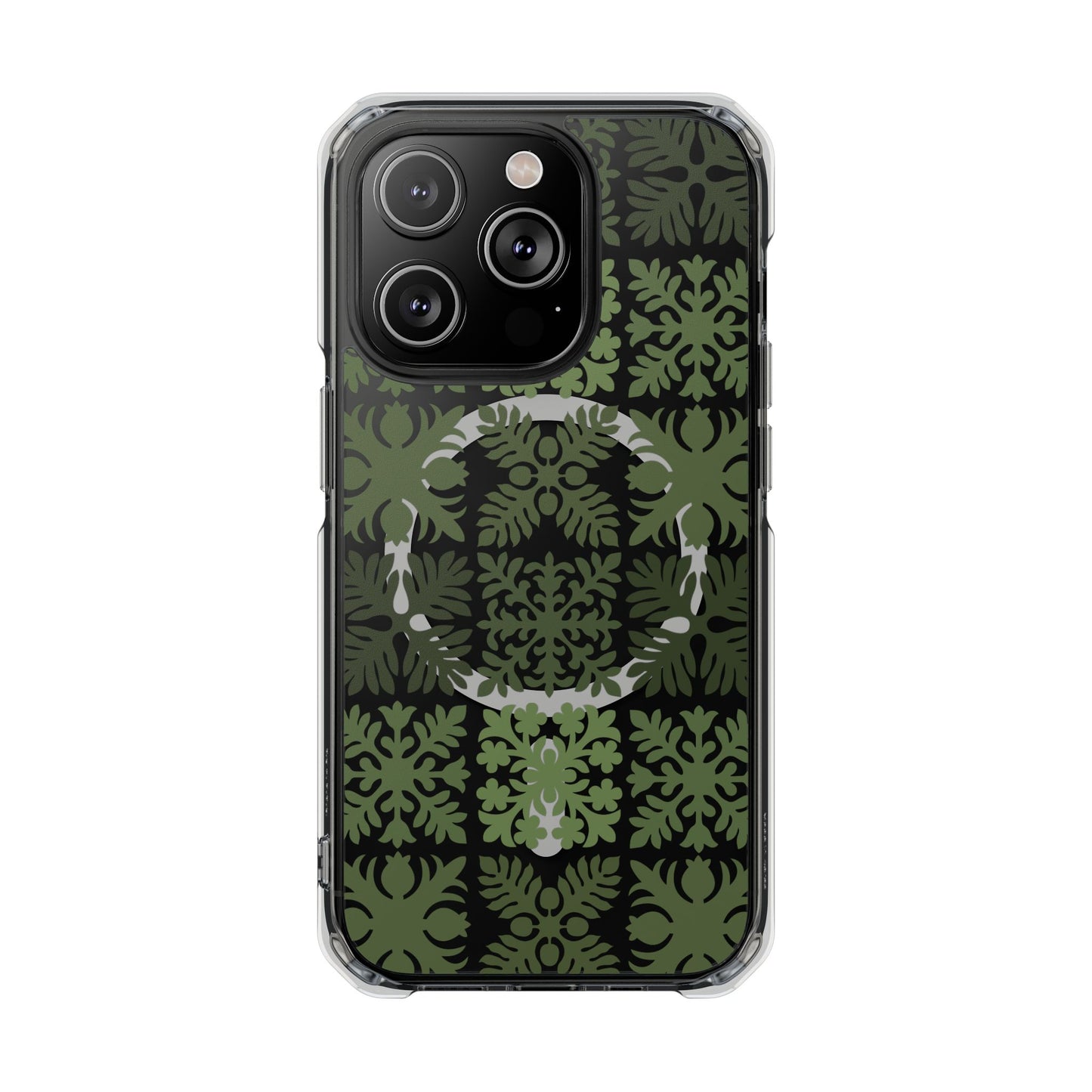 Clear Green Hawaiian Quilt MagSafe