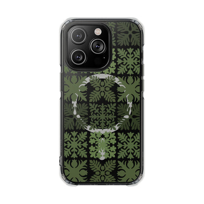 Clear Green Hawaiian Quilt MagSafe