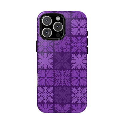 Purple Hawaiian Quilt Standard