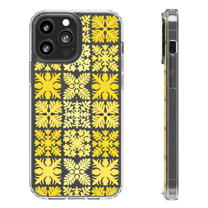 Clear Yellow Hawaiian Quilt Standard