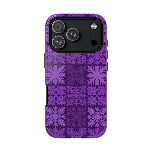Purple Hawaiian Quilt Standard