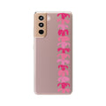 Clear Pink Puakenikeni Standard - Samsung Galaxy