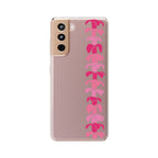 Clear Pink Puakenikeni Standard - Samsung Galaxy
