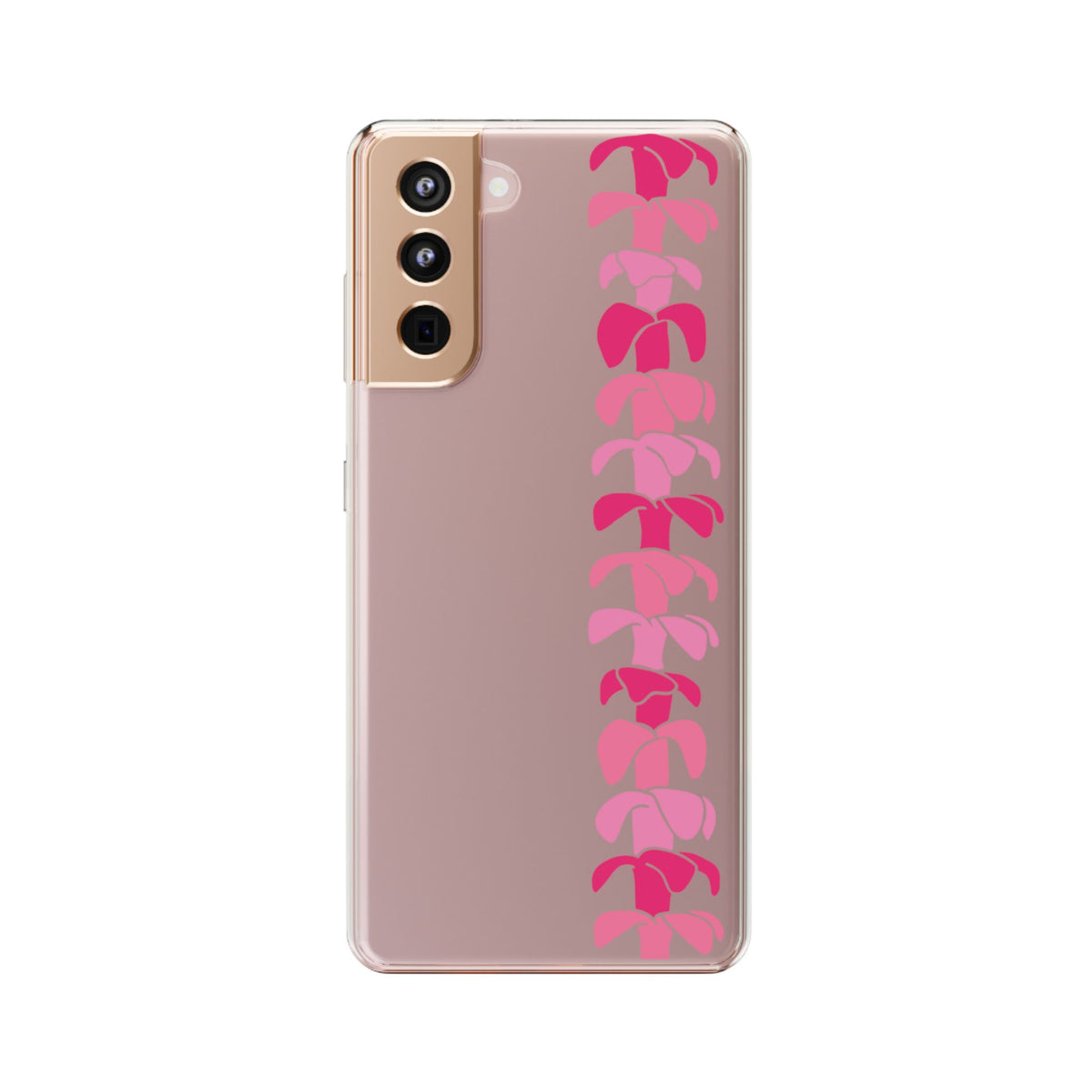 Clear Pink Puakenikeni Standard - Samsung Galaxy