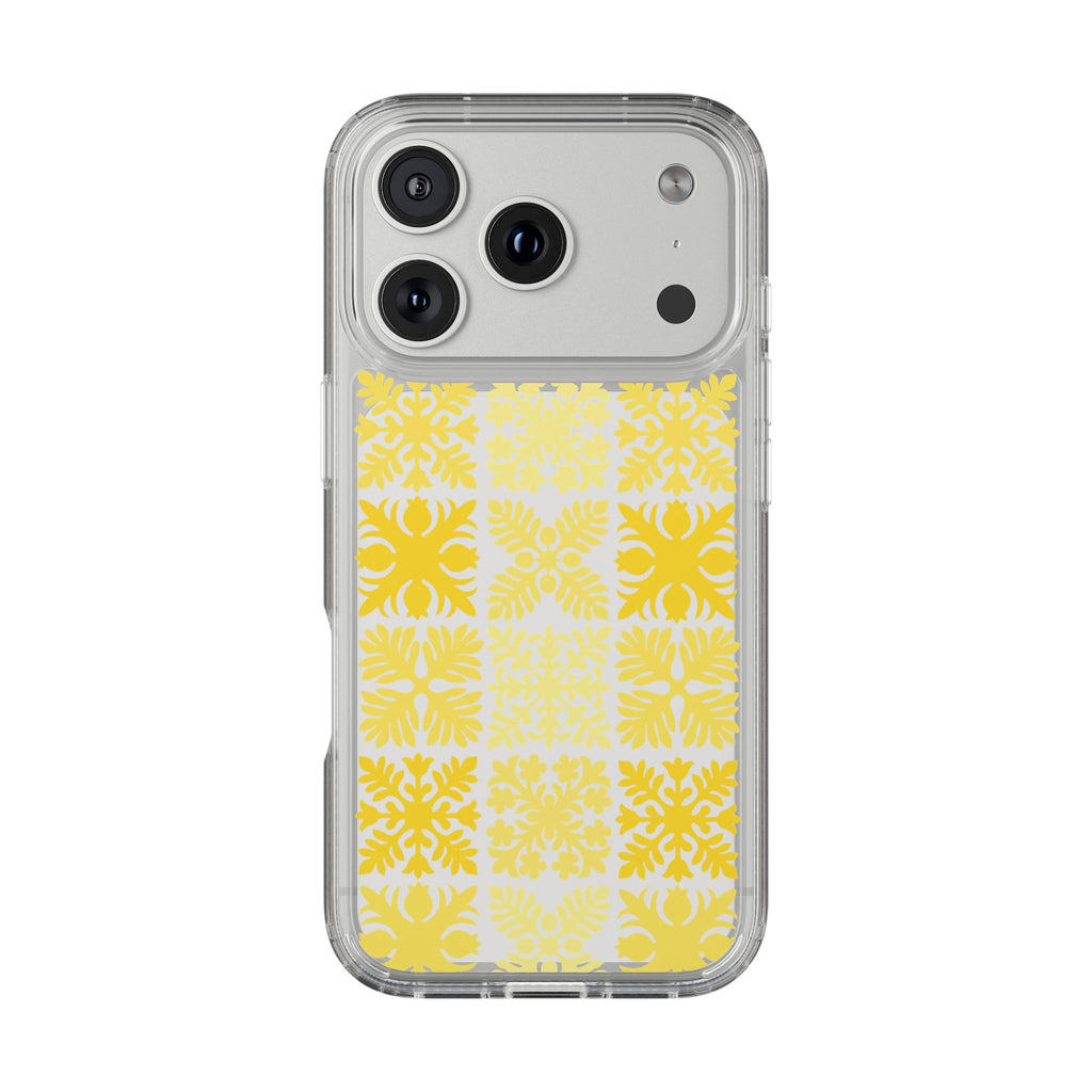 Clear Yellow Hawaiian Quilt Standard