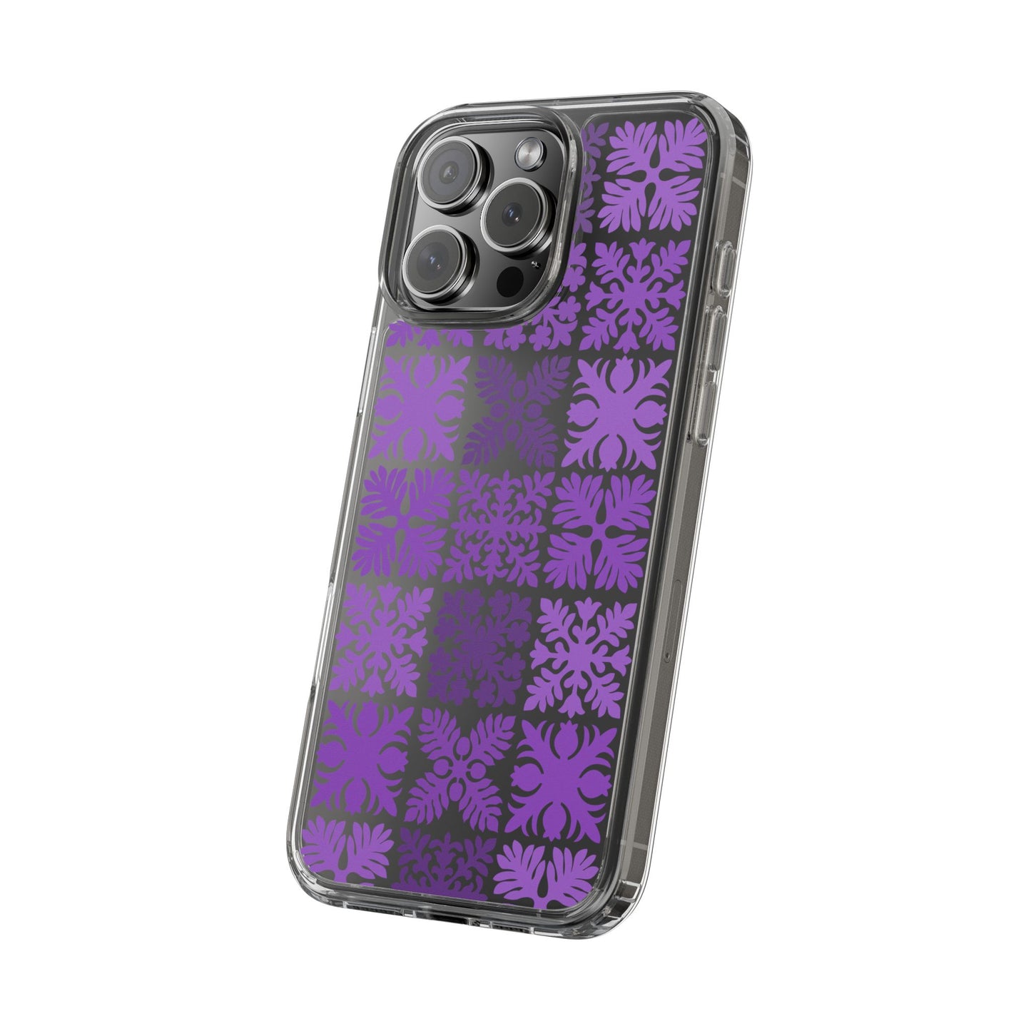 Clear Purple Hawaiian Quilt Standard