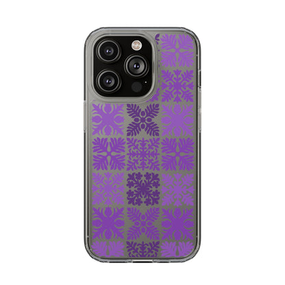 Clear Purple Hawaiian Quilt Standard