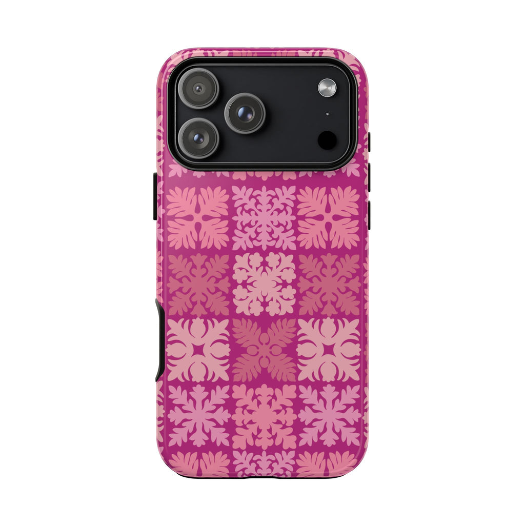 Pink Hawaiian Quilt Standard