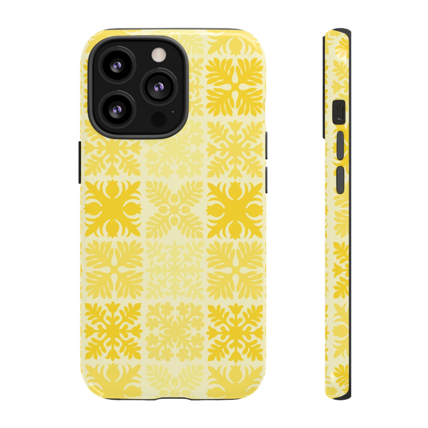 Yellow Hawaiian Quilt Standard