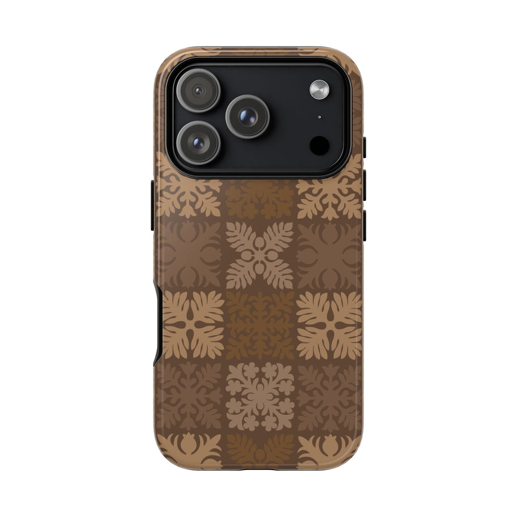 Brown Hawaiian Quilt Standard