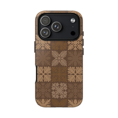 Brown Hawaiian Quilt Standard