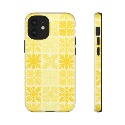 Yellow Hawaiian Quilt Standard