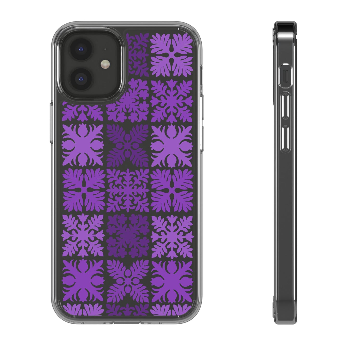 Clear Purple Hawaiian Quilt Standard