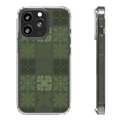 Clear Green Hawaiian Quilt Standard