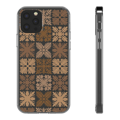 Clear Brown Hawaiian Quilt Standard