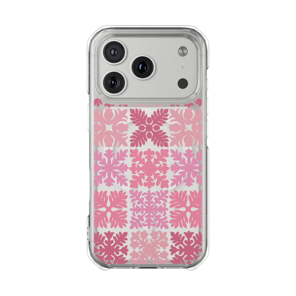 Clear Pink Hawaiian Quilt MagSafe