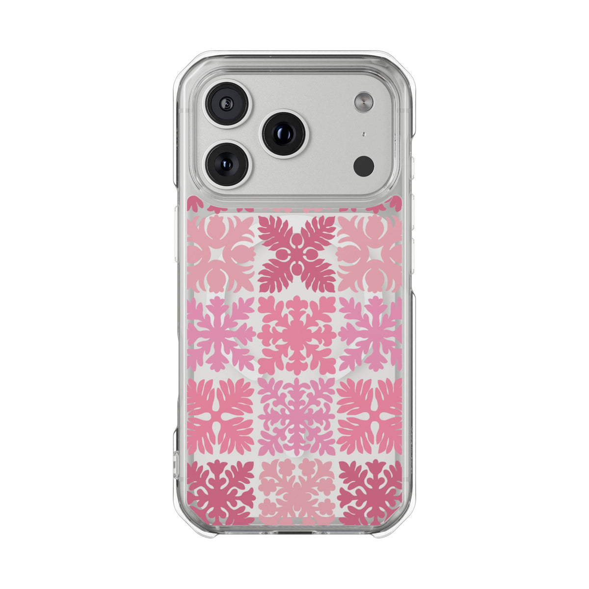 Clear Pink Hawaiian Quilt MagSafe