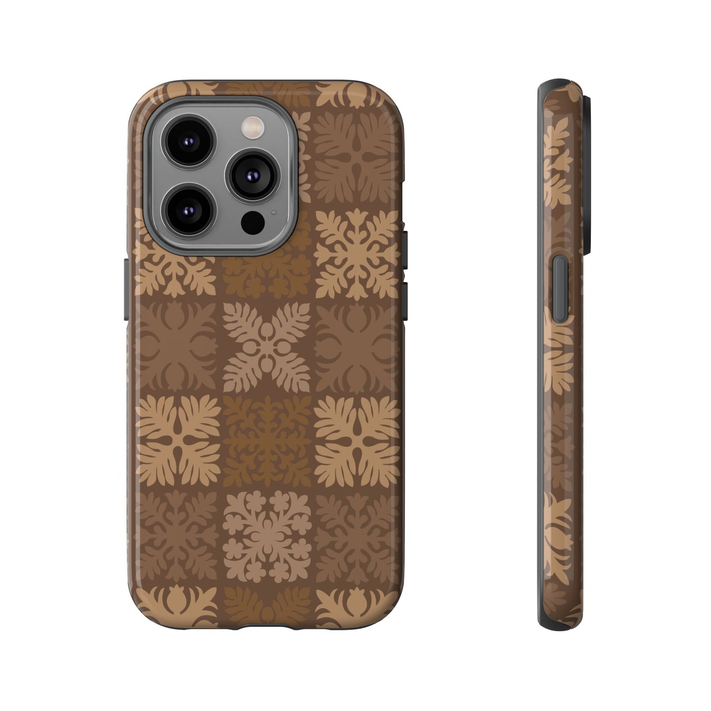 Brown Hawaiian Quilt Standard