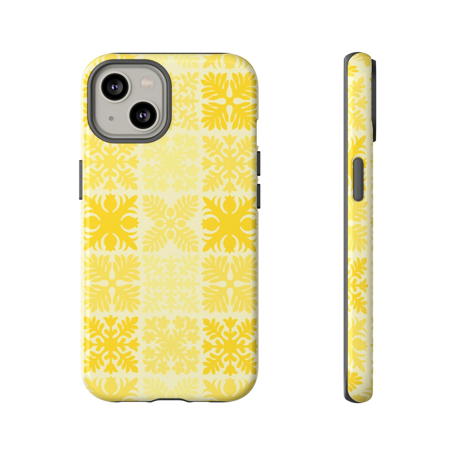 Yellow Hawaiian Quilt Standard