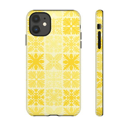 Yellow Hawaiian Quilt Standard