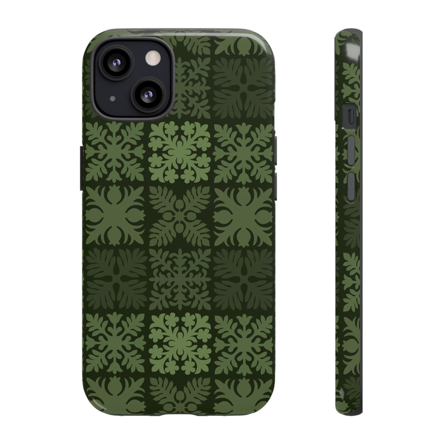 Green Hawaiian Quilt Standard