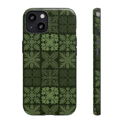 Green Hawaiian Quilt Standard