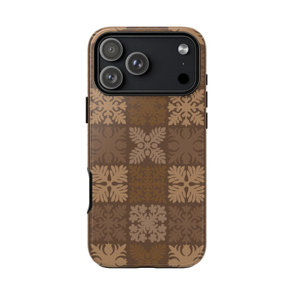 Brown Hawaiian Quilt Standard