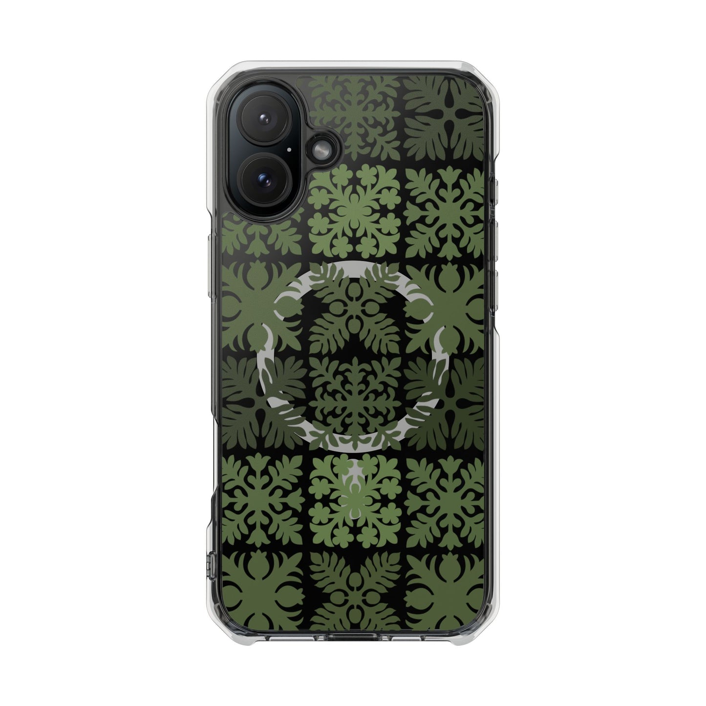 Clear Green Hawaiian Quilt MagSafe