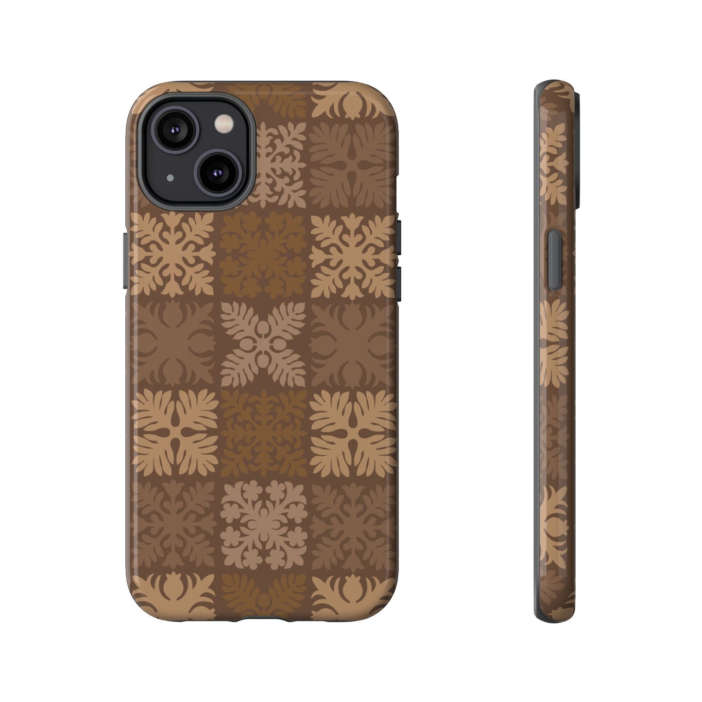 Brown Hawaiian Quilt Standard