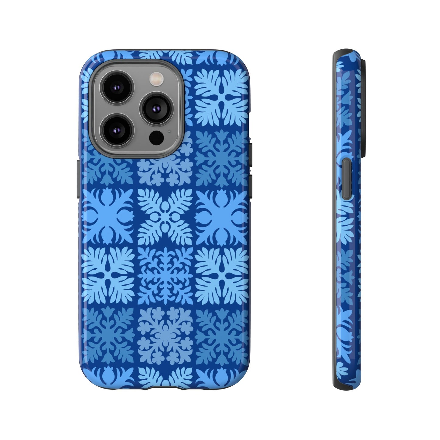 Blue Hawaiian Quilt Standard
