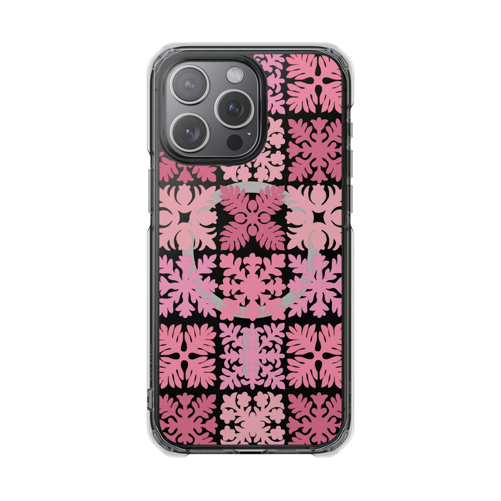 Clear Pink Hawaiian Quilt MagSafe