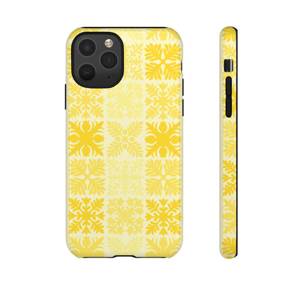 Yellow Hawaiian Quilt Standard