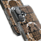 Clear Brown Hawaiian Quilt MagSafe
